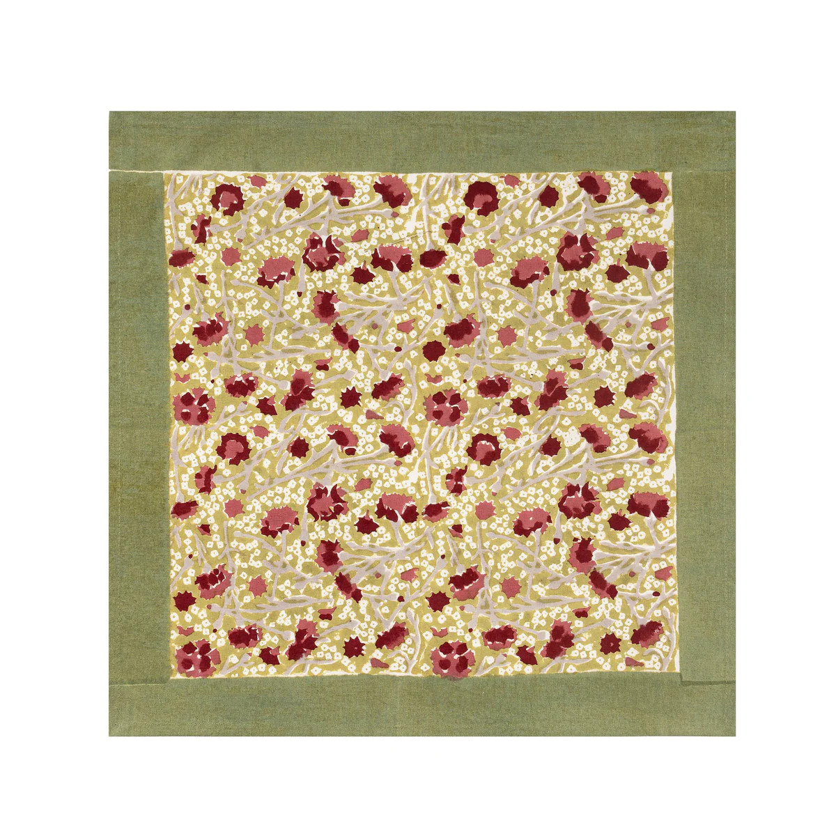 Meadows Napkins Red & Green, Set of 6 | Over The Moon