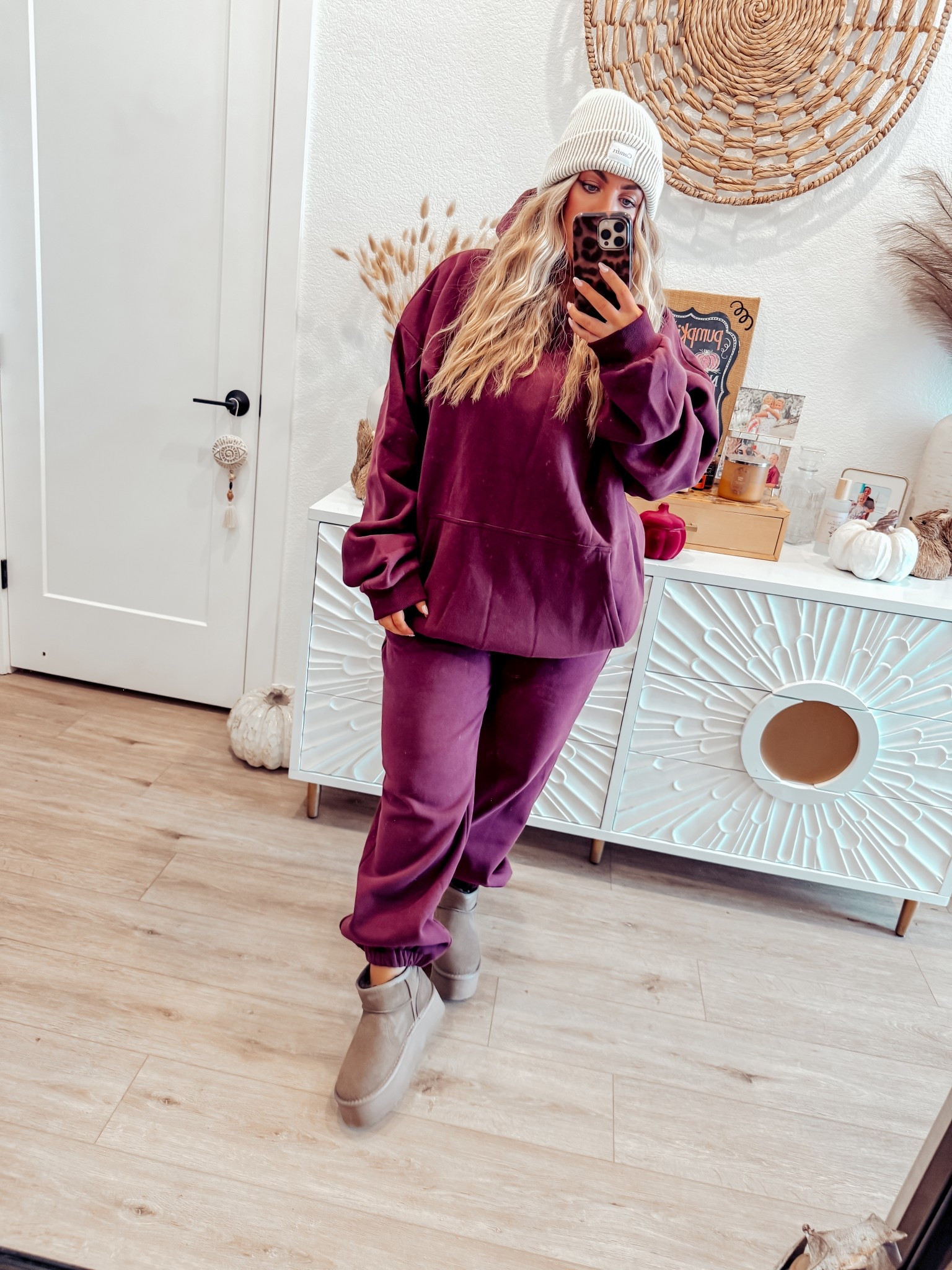 Meet maroon… the perfect color hoodie for fall 🍁

#LTKMidsize #LTKSeasonal #LTKSaleAlert