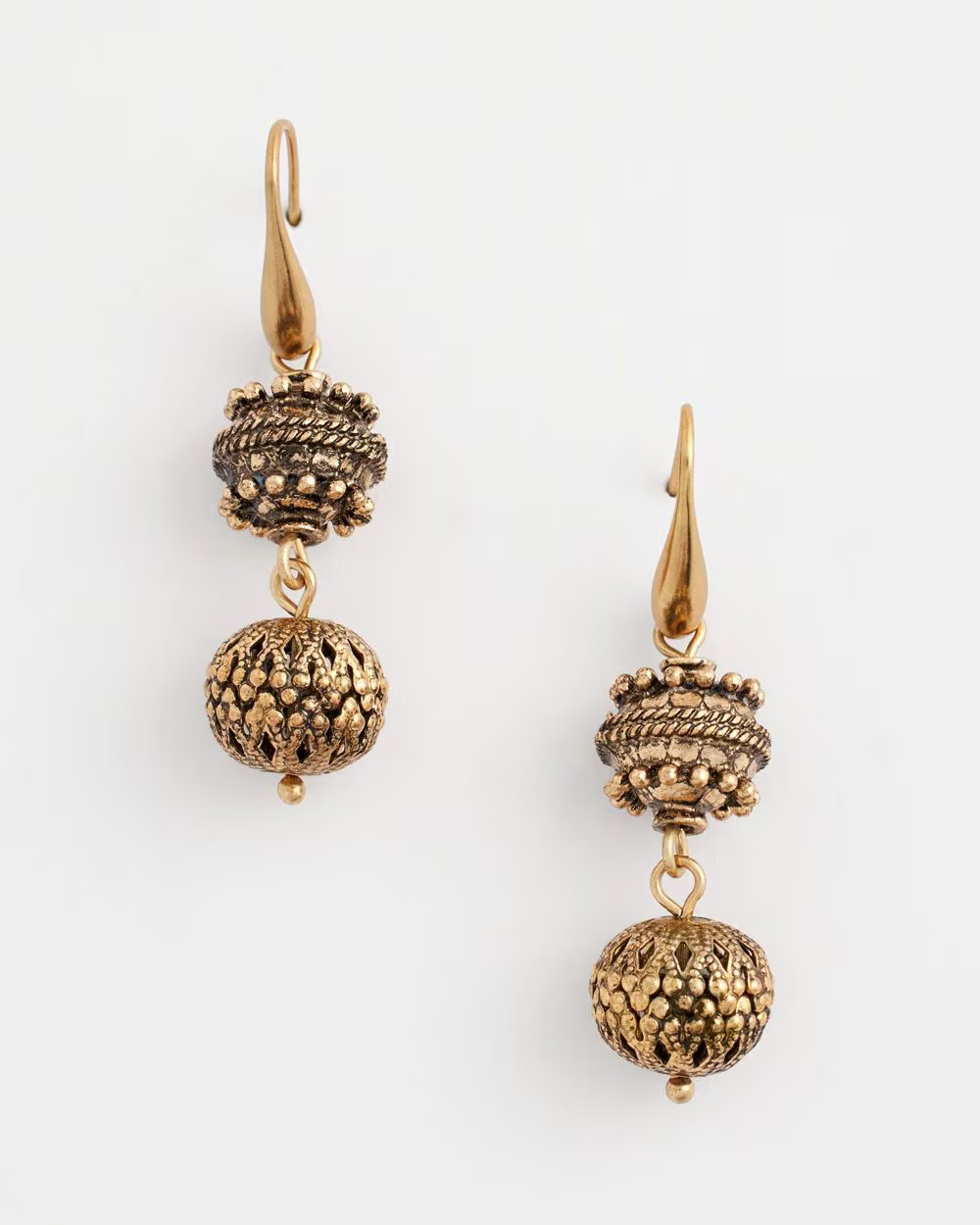 Gold Antique Drop Earrings | Chico's