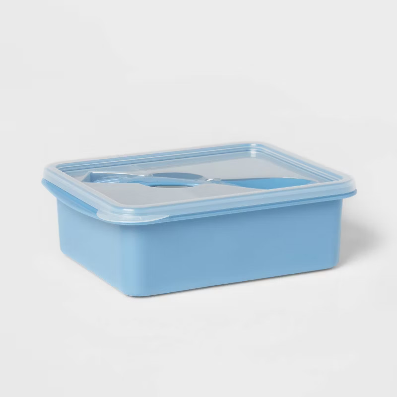 Plastic Bento Box with Utensil - Room Essentials™ | Target