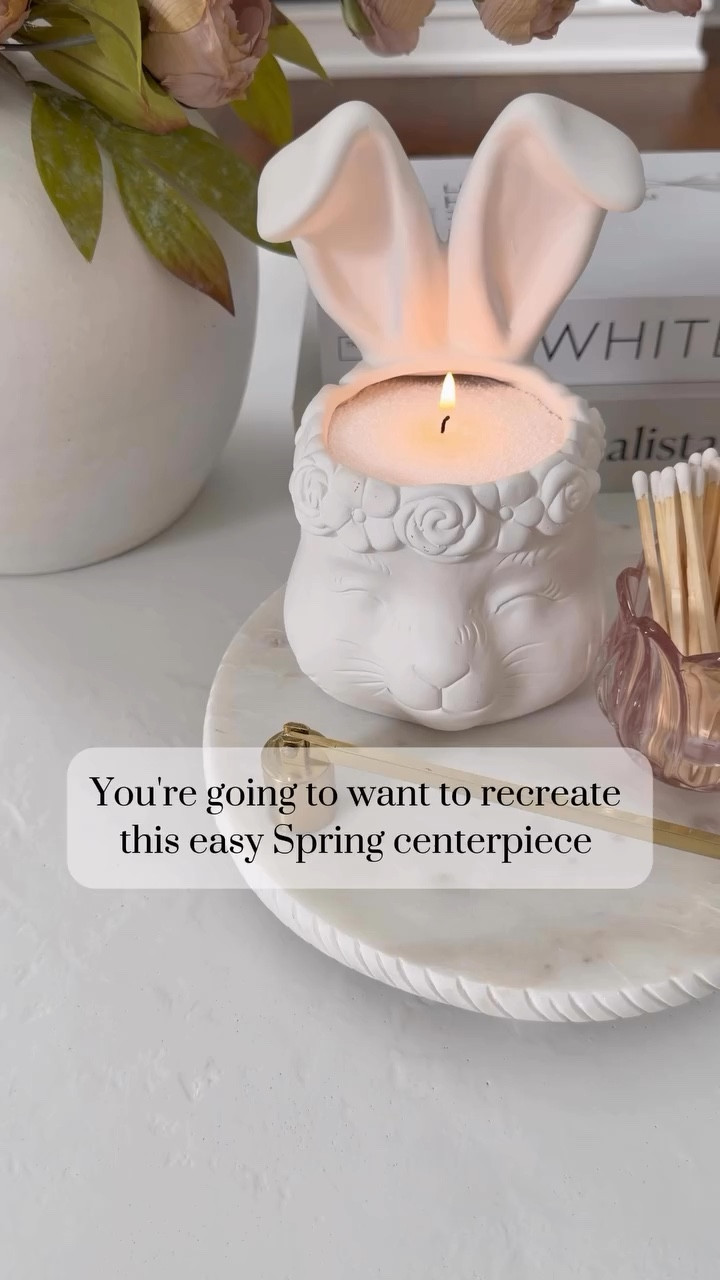 🐰Cozy Spring Centerpiece🐰

Comment SPRING for the details to everything I used.

I’ve been struggling to find an Easter candle that I love so I made my own. I used this adorable bunny from @michaelsstores and filled it with my favorite @fotoncandle pearls. In less than 5 minutes I was able to create this adorable centerpiece. 

#springdecor #easterdecoration  #eastercenterpiece 
#springhomedecor #easterdiy