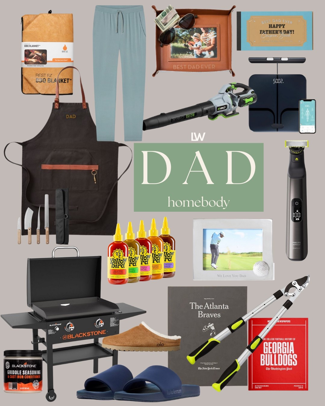 DAD💚 around the home! Outdoor, grill, lounge, grooming… all the things 