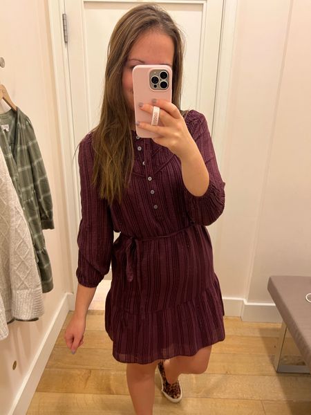 Casual plum dress for office, classroom, or thanksgiving!

Sizing: I’m 5’4 and wear petite dresses at this store. I’m in petite and sized down one. I Recommend staying tts. 

#LTKworkwear #LTKunder100 #LTKHoliday