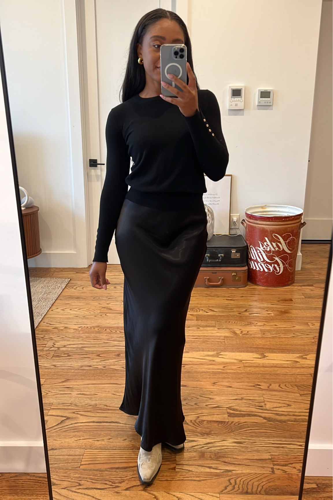 My cowgirl chic work OOTD 🤠🖤 

#LTKHolidaySale #LTKfindsunder50 #LTKstyletip