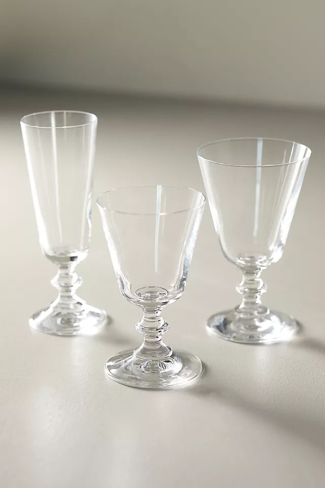 Stacked Stem Wine Glass | Anthropologie (US)