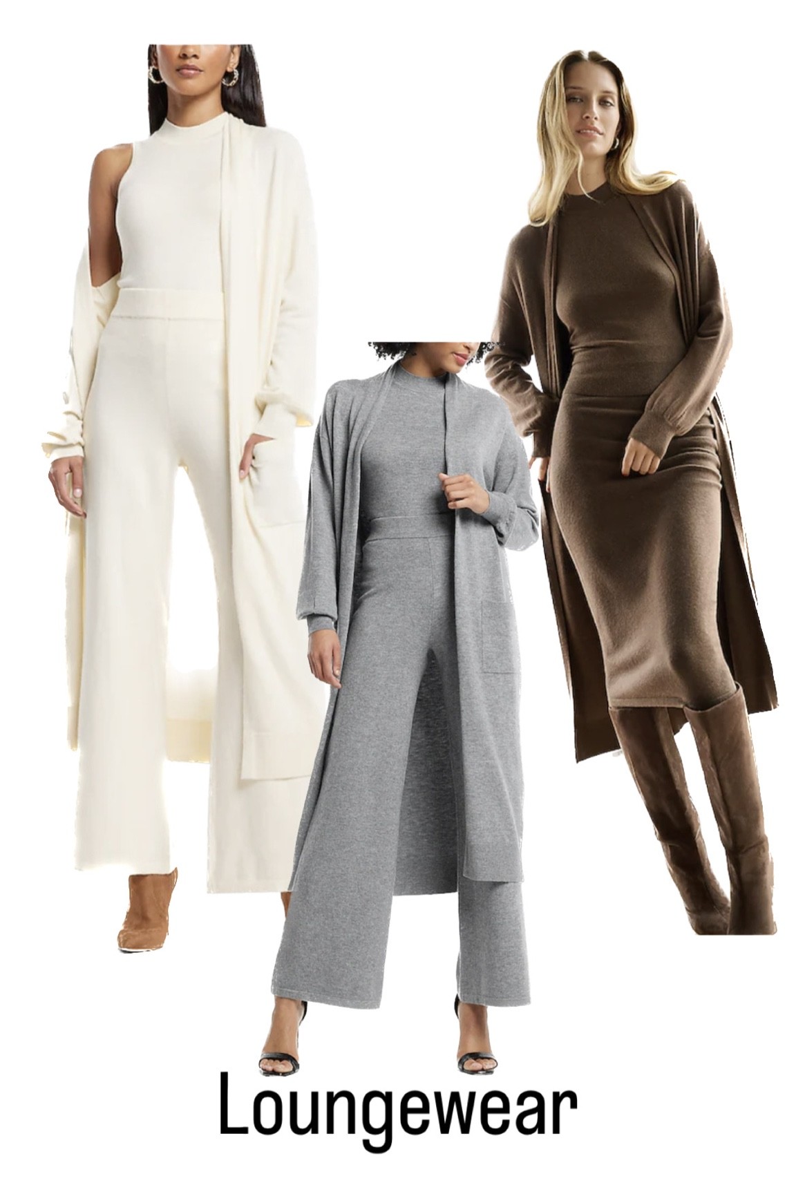 A beautiful and comfy loungewear is a must! I love a nice cardigan! And this comes in 3 colors 🤍🤎

#LTKunder100 #LTKhome #LTKstyletip