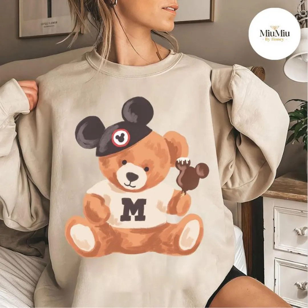 Teddy Mickey and Friends Shirt Watercolor Magic Kingdom Mouse Shirt Comfort Colors Family Vacatio... | Etsy (US)