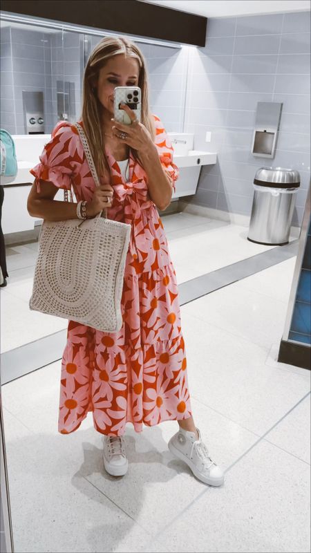 AIRPORT LOOK! ✈️🤍💃

Am I overdressed for the airport?? 100%! But I’m so comfy, I’m dressing for no one but myself, and I got so many compliments at the airport!😆

We have all bought a cheap dress from Amazon & have been disappointed… not this dress. This one is GOLD! Amazing quality, looks high-end, and is so unique, bright & fun! 🧡💕

I got a size small - my true to size.🤍

Grab one to have all summer long to wear on a tropical vacation, brunch with the girls, to church, or even on a casual day you’re feeling fancy!

#LTKtravel #LTKsalealert #LTKwedding