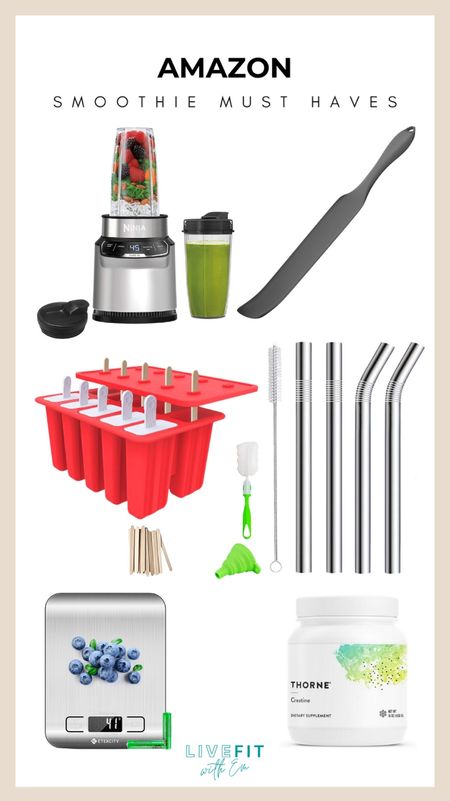 Smoothie season is here! 🍓🍌 Just picked up these must-haves from Amazon to upgrade my smoothie game. From powerful blenders to sustainable straws, check out my favorites for making the perfect smoothie every time. Swipe up to shop these essentials! #SmoothiePrep #AmazonFinds

#LTKFindsUnder50 #LTKSeasonal #LTKFitness