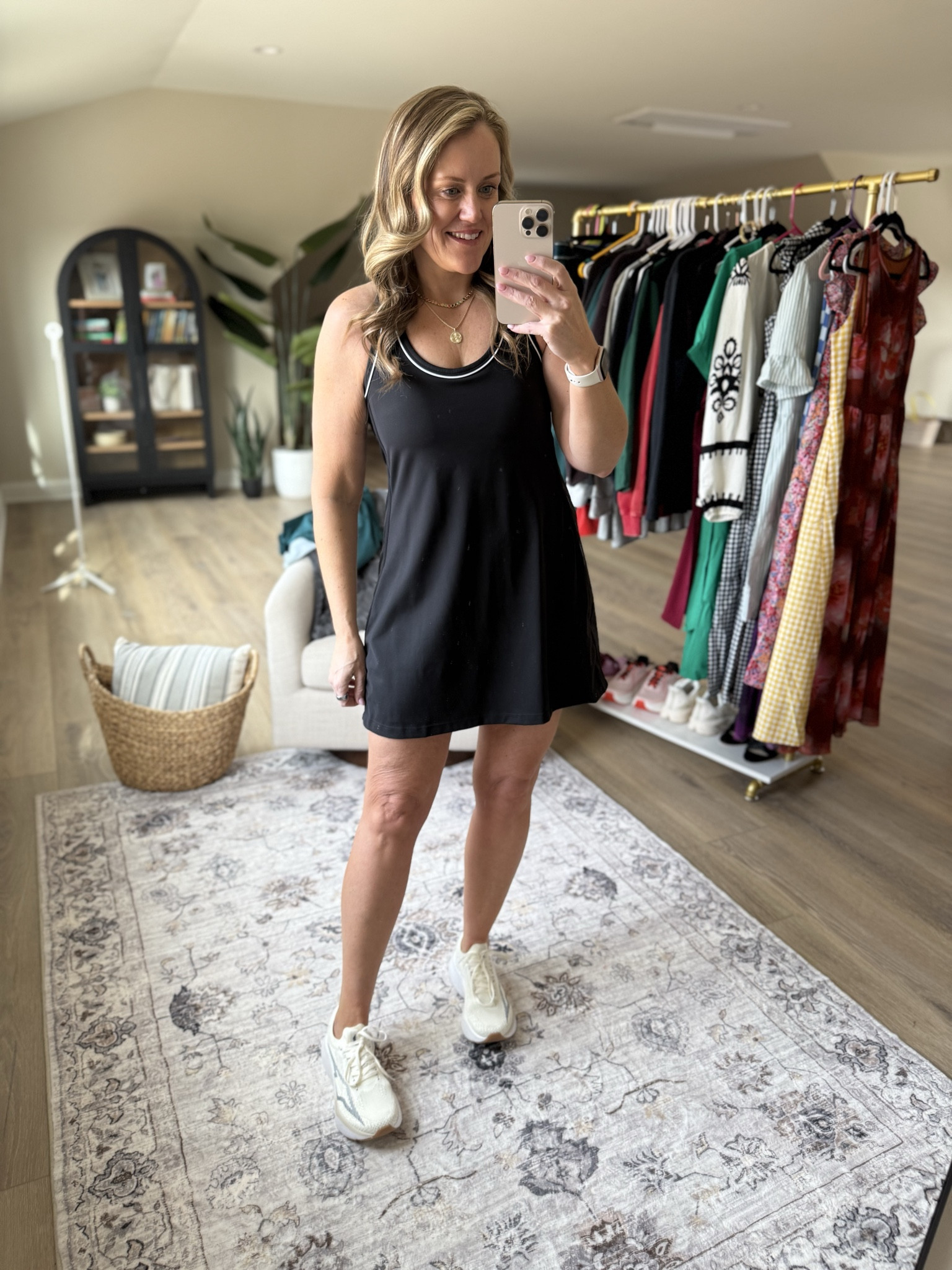 Walmart finds
Mom fashion
Walmart fashion 
Athletic dress
Sports mom
Shorts
Skort
Tank top 
Sneakers
Fits TTS, wearing medium 




#LTKMidsize #LTKOver40 #LTKootd