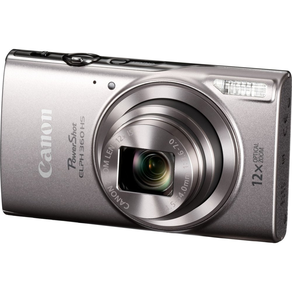 Canon PowerShot ELPH 360 Digital Camera w/ 12x Optical Zoom and Image Stabilization - Wi-Fi & NFC... | Amazon (US)