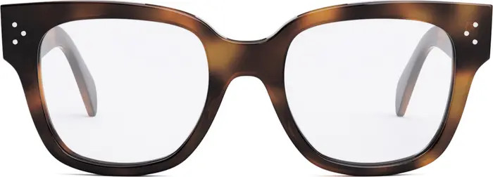 CELINE Bold 3 Dots 53mm Butterfly Optical Sunglasses | Nordstrom | Nordstrom