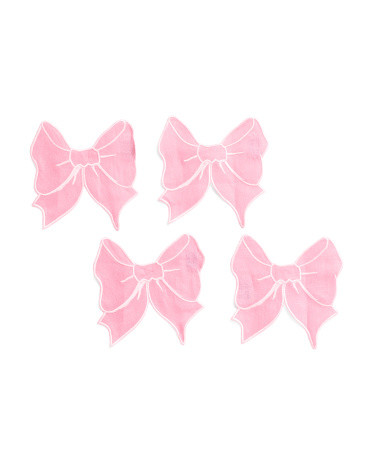 4pk Bow Cocktail Napkins | TJ Maxx