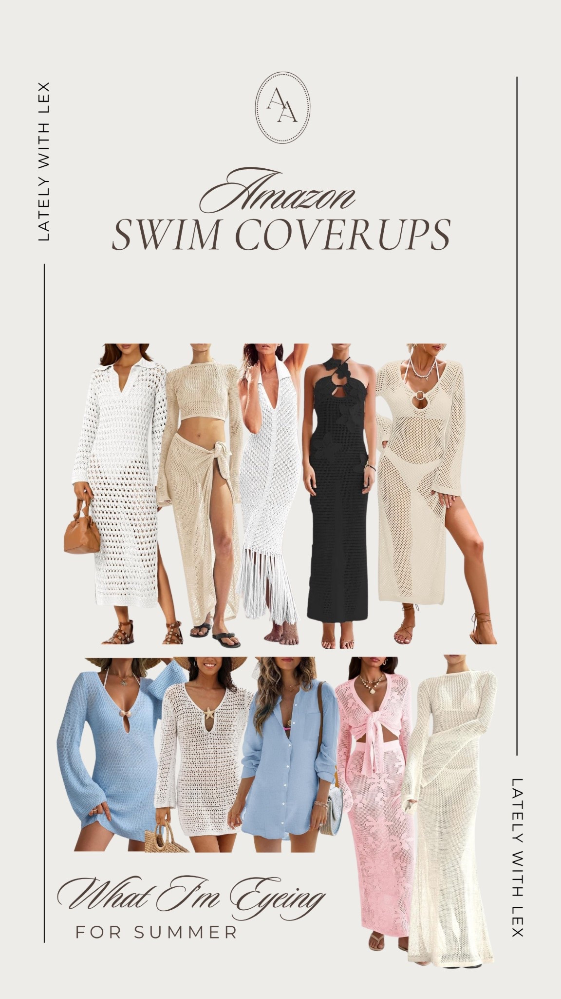 What I’m eyeing to buy currently on Amazon! Lots of cute swimwear coverups I’ve been seeing for summer & all so cute!!! Here’s what’s in my cart-  trying to narrow down my top favorites to order🤪  

Swimwear // resort wear // summer vacation // vacation outfits // swim coverups // women’s fashion

#LTKTravel #LTKSeasonal #LTKSwim