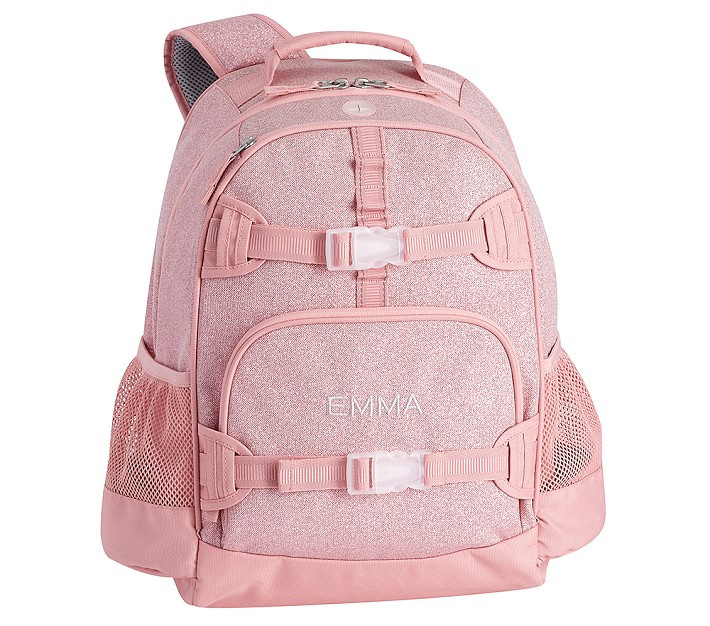 Mackenzie Pink Sparkle Glitter Backpacks | Pottery Barn Kids