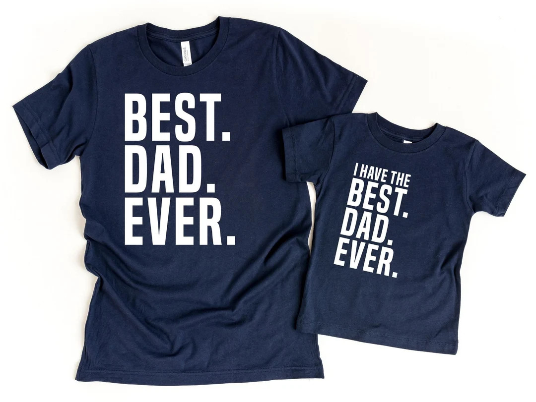 Fathers Day Gift from Son, Father and Son Matching Shirts, Fathers Day Gift from Kids, Best Dad E... | Etsy (US)