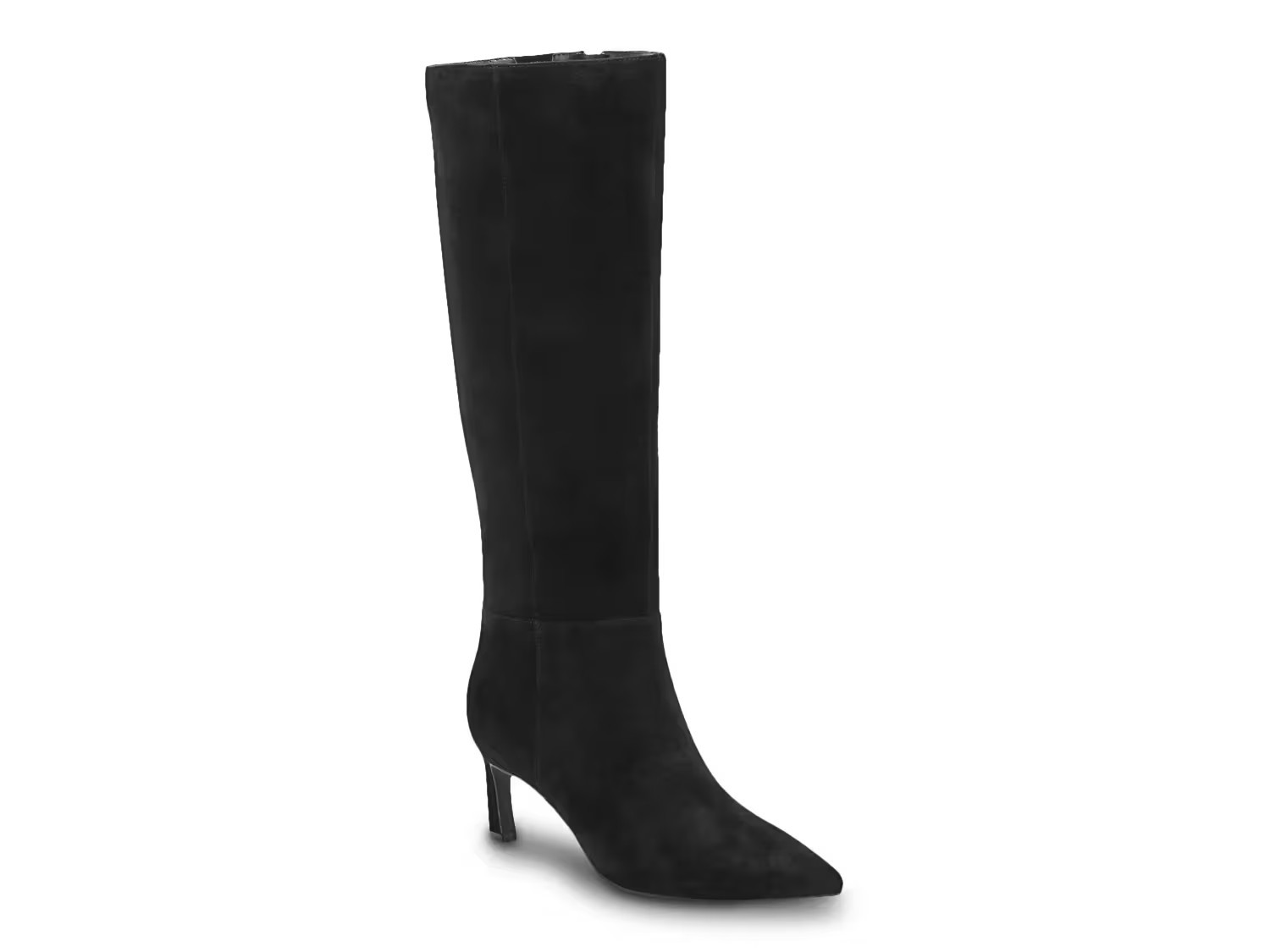 Marc Fisher Lucinda Boot | Women's | Black Suede | Size 5.5 | Boots | DSW