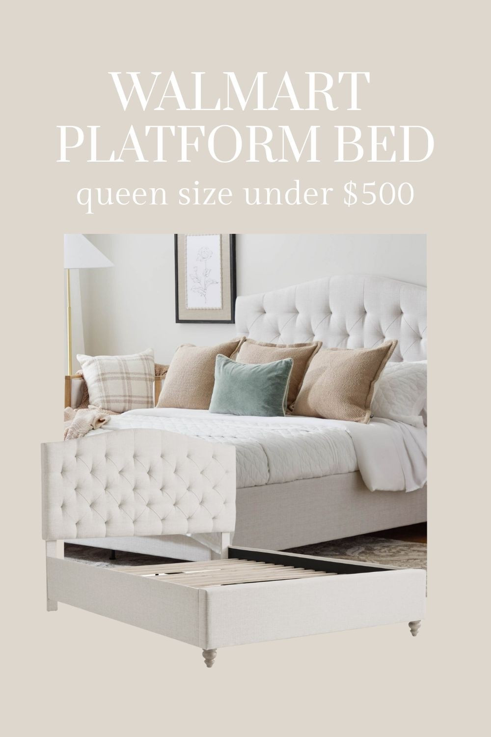 Amazon price on a platform bed! 

#LTKHome