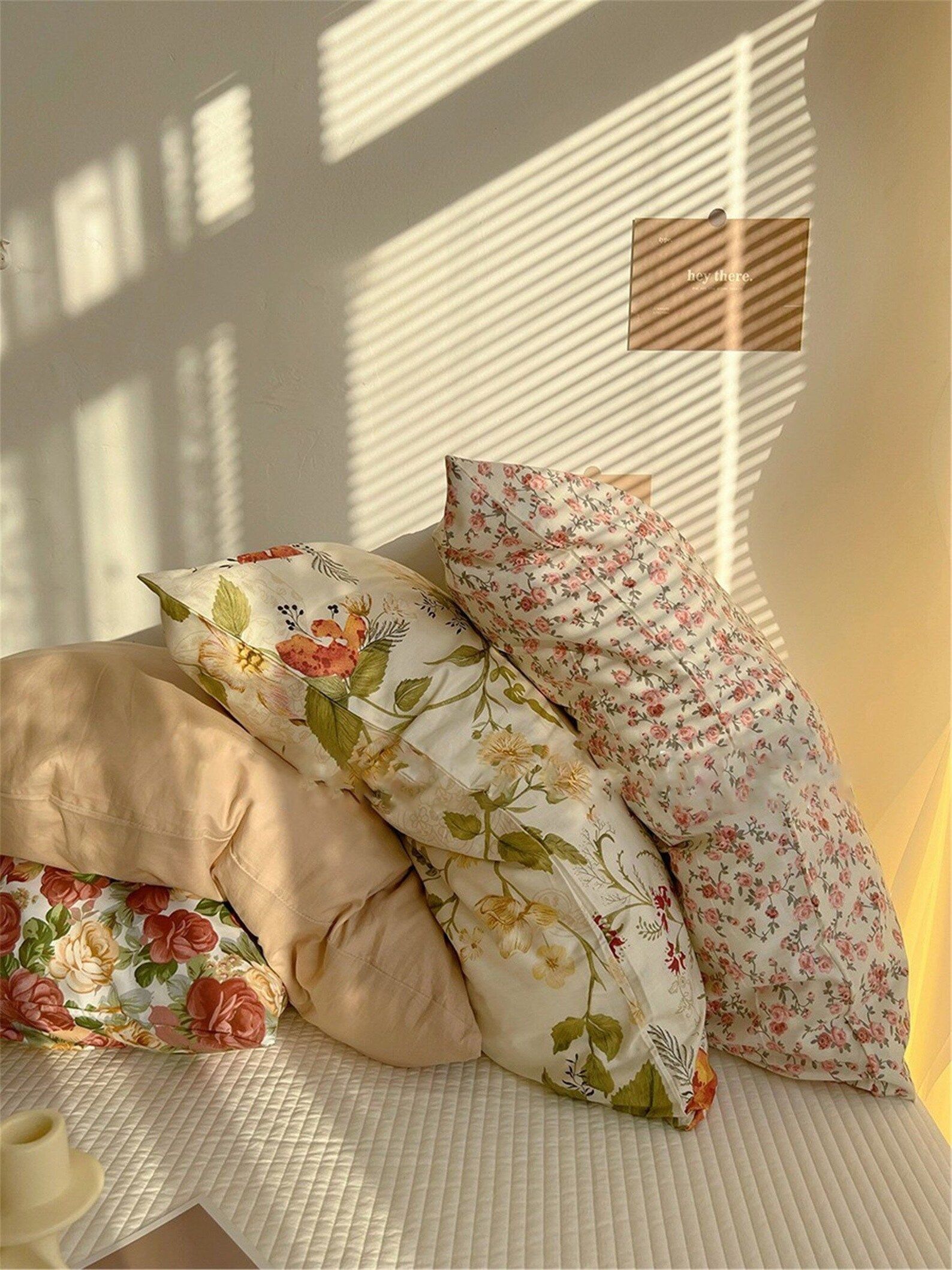 Monet's Garden Series Pillowcases, Floral Pillow Shams, Cozy Pillowcases, Standard Queen Pillow C... | Etsy (US)