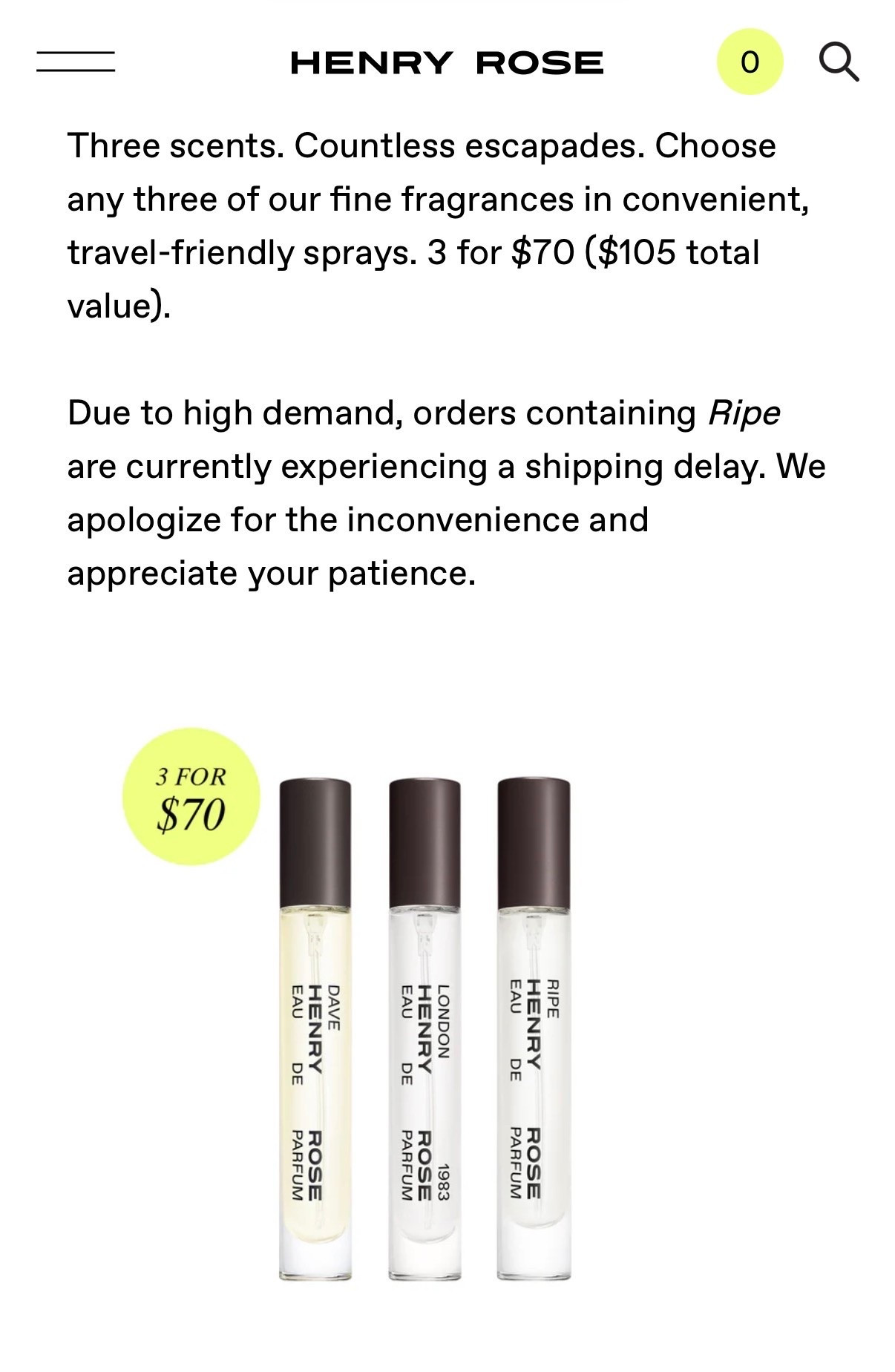 One of my favorite fragrance promos is almost over. ✨

Choose any 3 travel sprays for just $70 during the Ménage à Trois event—but only through tomorrow. It’s the perfect way to try a few scents before committing to a full-size favorite.

Don’t wait if you’ve been eyeing them! 🤍

#CleanFragrance #PerfumeLover #TravelSpray

#LTKselfcare #LTKBeauty #LTKSaleAlert