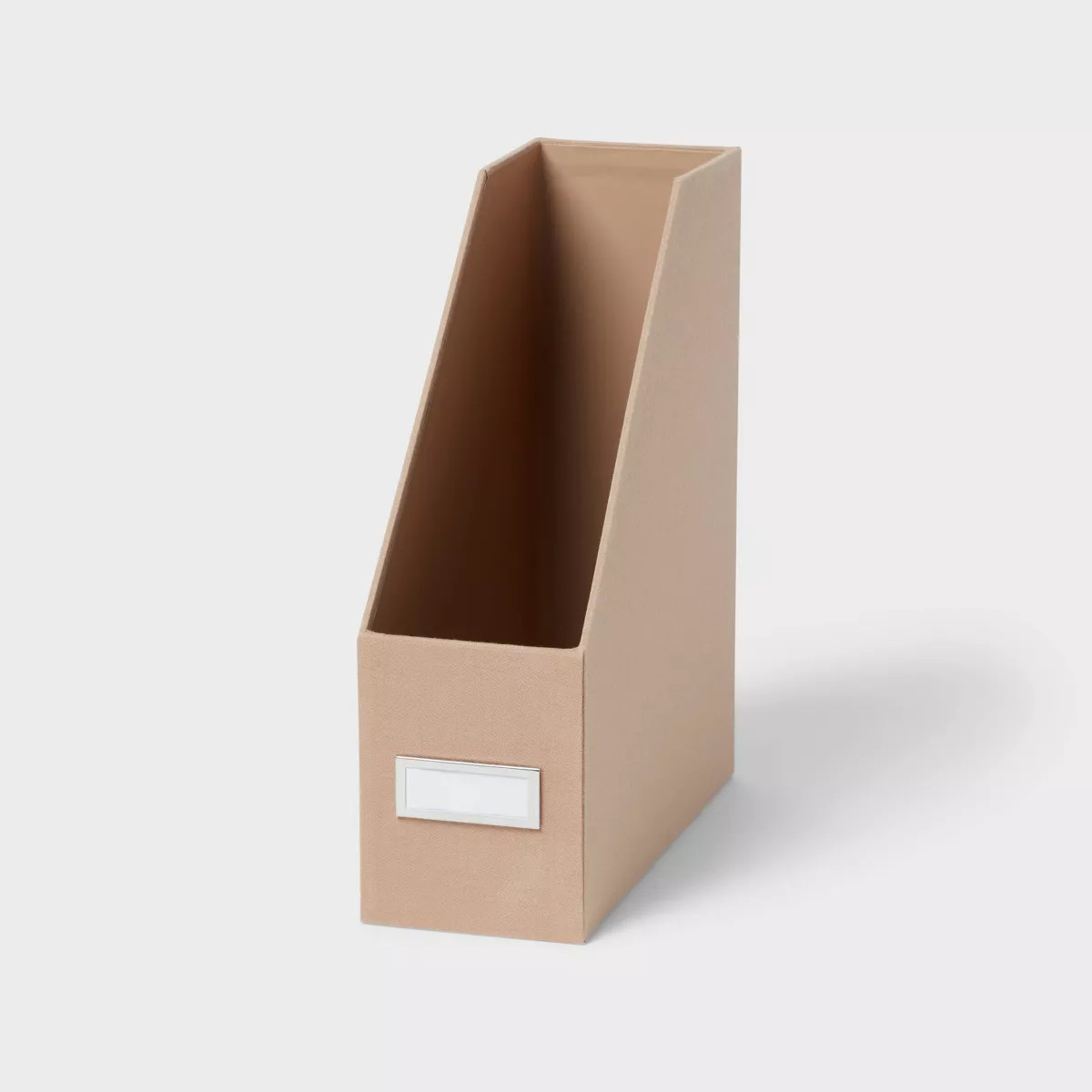 Canvas Magazine Holder Light Brown - Brightroom™: Desk & Office Organization, Polyester Canvas, | Target