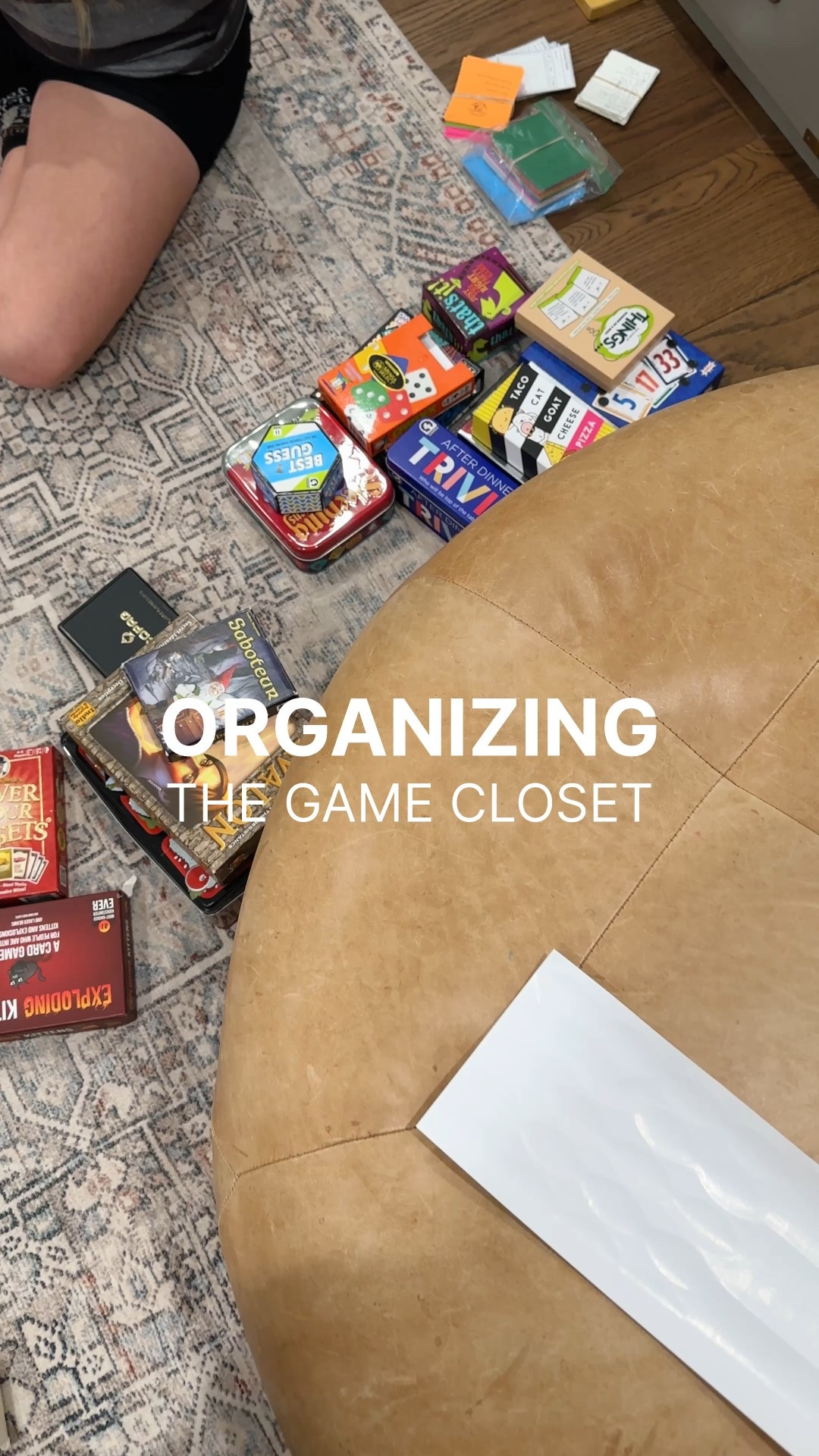 We used these boxes and bags and labels to organize our games over a year ago, and it’s still going strong! So much more space-efficient and organized.

#LTKSaleAlert #LTKHome