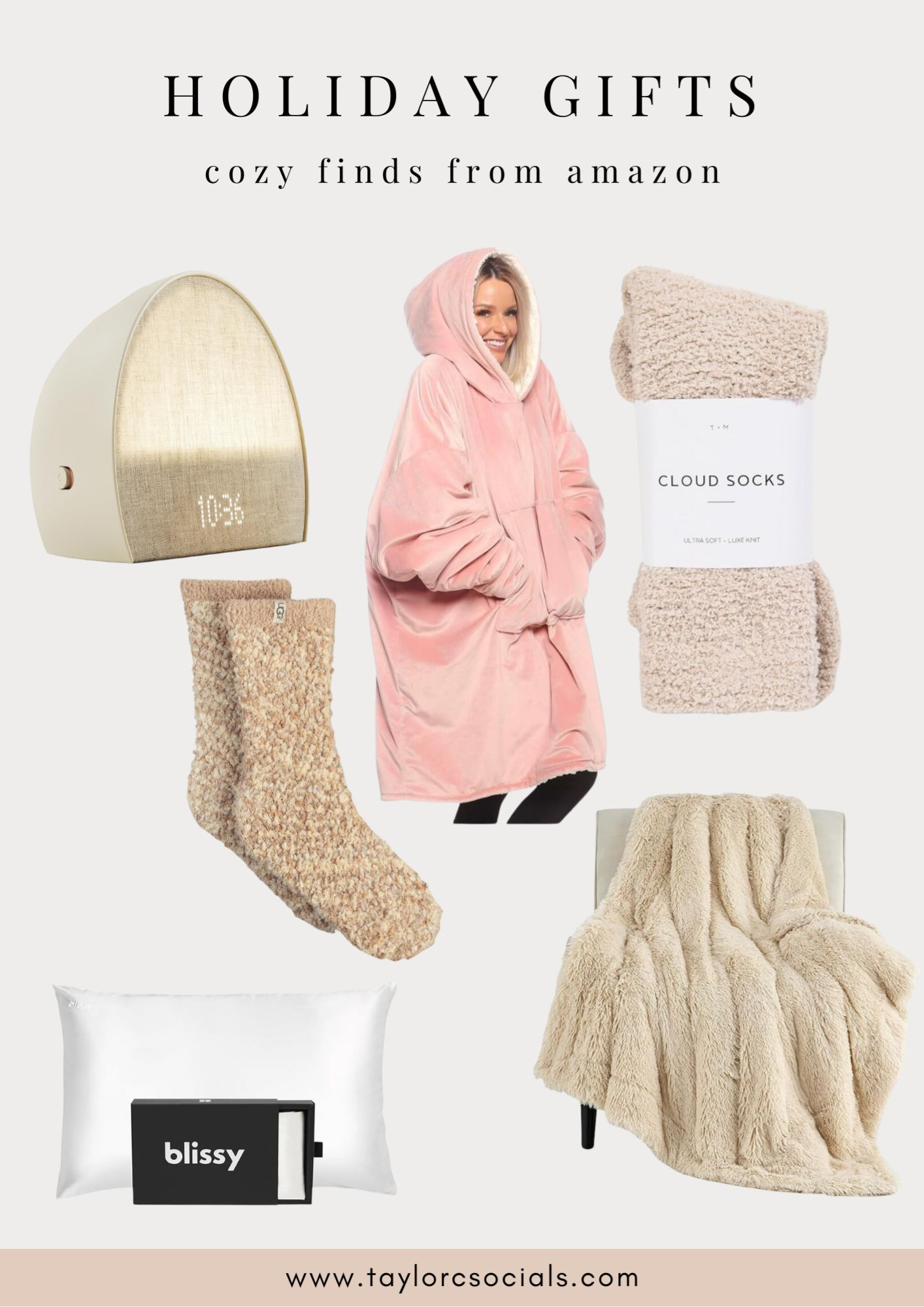 Cozy Gift Guide from Amazon | Gifts for Her #cozyfinds #amazonfinds #giftguide #fuzzysocks 

#LTKSeasonal #LTKGiftGuide #LTKFindsUnder50