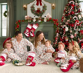 Holiday Teddy Bears Family Pajama Collection | Pottery Barn Kids