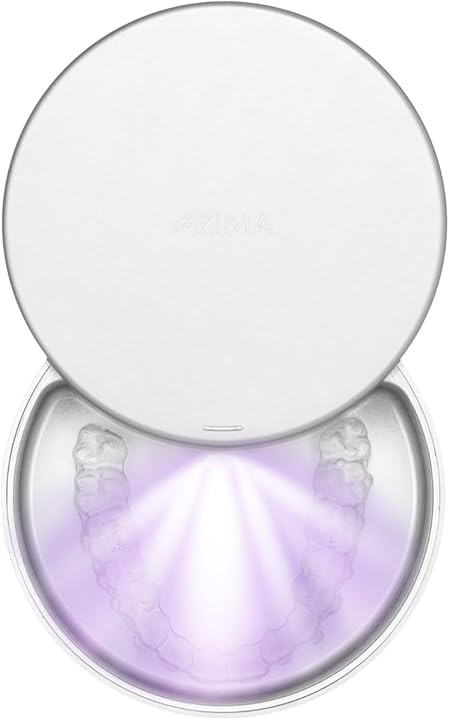 Zima Dental Go Case | Metal UV Cleaner | UV Retainer Cleaner | Holder Case for Aligners, Mouth Guard, Night... | Amazon (US)