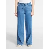 No Boundaries Mini Waist Wide Leg Pants, 31" Inseam, Women's XXS-XXL | Walmart (US)