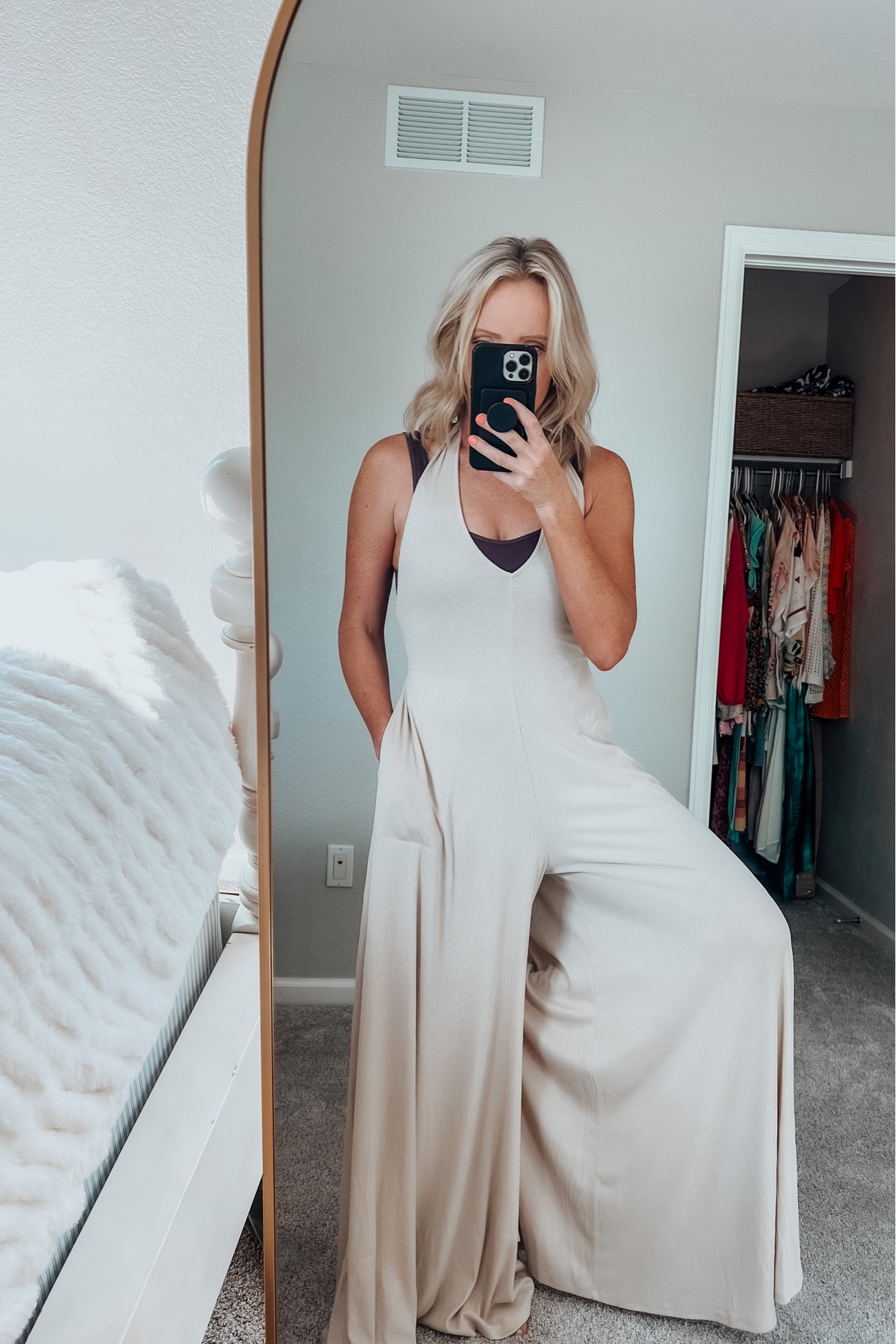 Free People jumper I snagged for $29.95 on their Labor Day Sale.  It’s sadly sold out 😭 but I linked similar looks.  

Wearing a size small.

summer sale | jumper obsessed | boho mama | style over 30 | fashion at 40 | casual style | looks for less | casual style | Fall OOTD | travel style | Free People sale

#LTKSale #LTKtravel #LTKover40