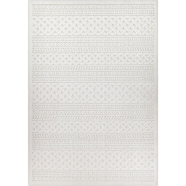 My Texas House Jessie, Transitional, Stripes, Woven Area Rug, 7'9" x 10'10" - Walmart.com | Walmart (US)