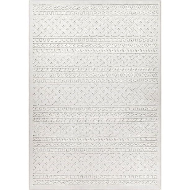 My Texas House Jessie, Transitional, Stripes, Woven Area Rug, 7'9" x 10'10" - Walmart.com | Walmart (US)