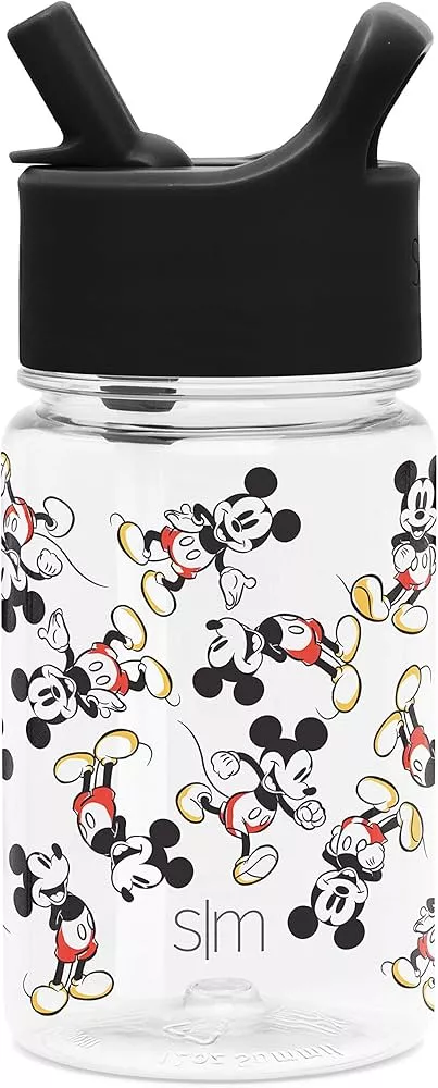 Simple Modern Disney Water Bottle for Kids Reusable Cup with Straw