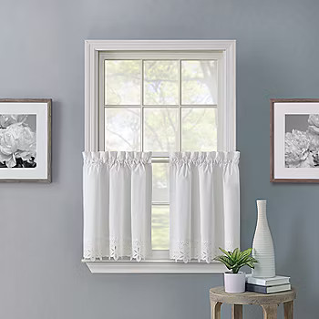 Regal Home Battenburg 2-pc. Rod Pocket Window Tier | JCPenney