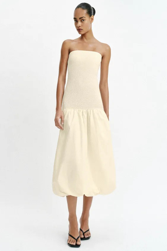 COMBINED BANDEAU DRESS | Zara UK