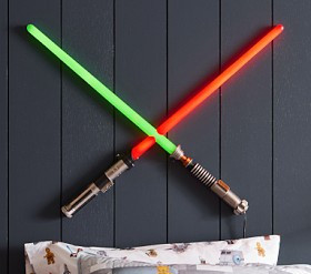 <em>Star Wars</em>™ LED Lightsaber™ Wall Decor | Pottery Barn Kids