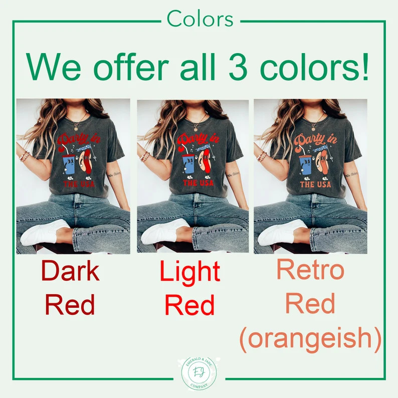 Retro Party in the USA shirt, 4th of July tee, Retro funny fourth shirt, Womens 4th of July shirt... | Etsy (US)