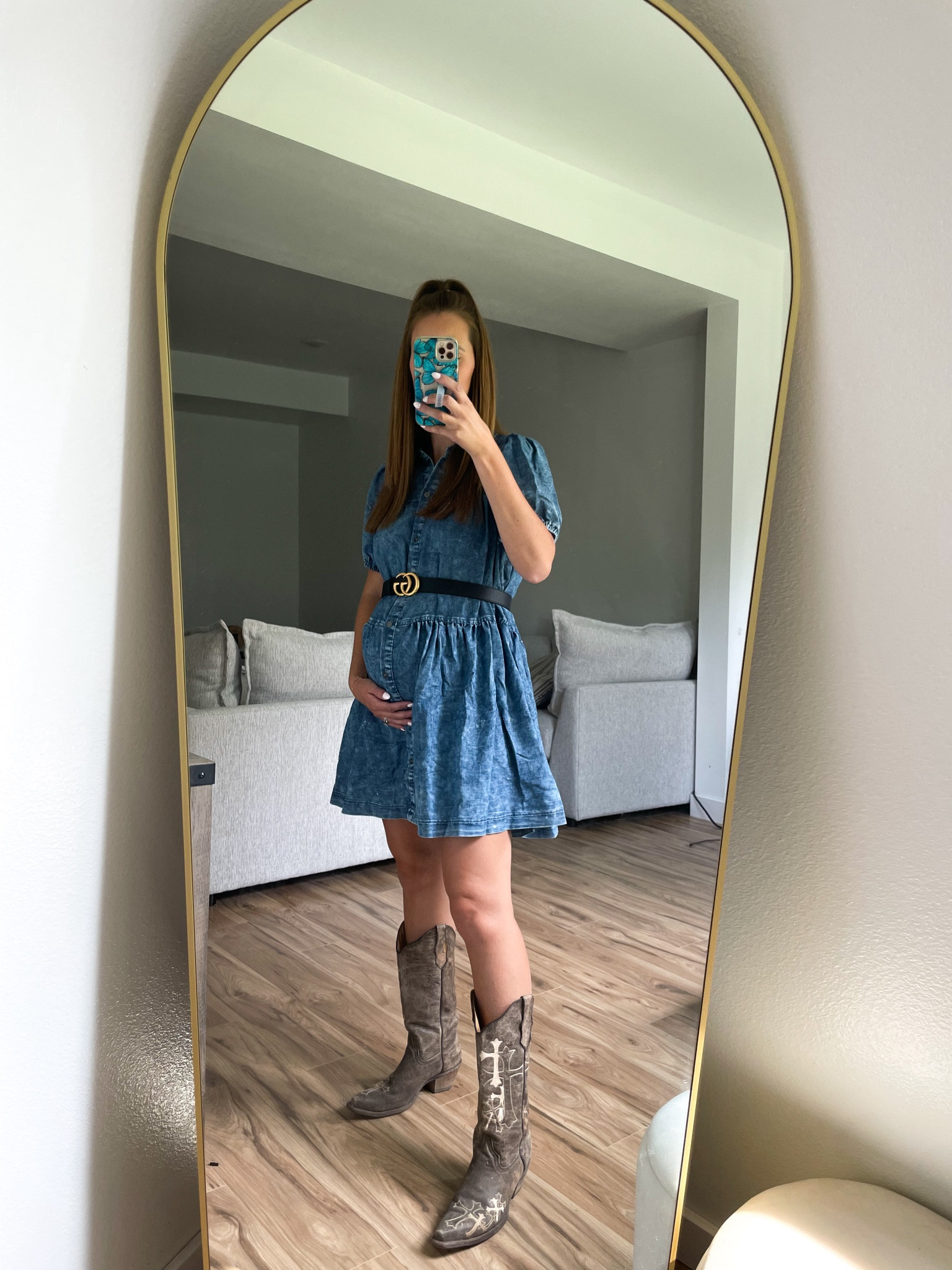 I love this denim dress! Perfect to wear to a country concert or county fair! 

#LTKFindsUnder100 #LTKSeasonal #LTKBump