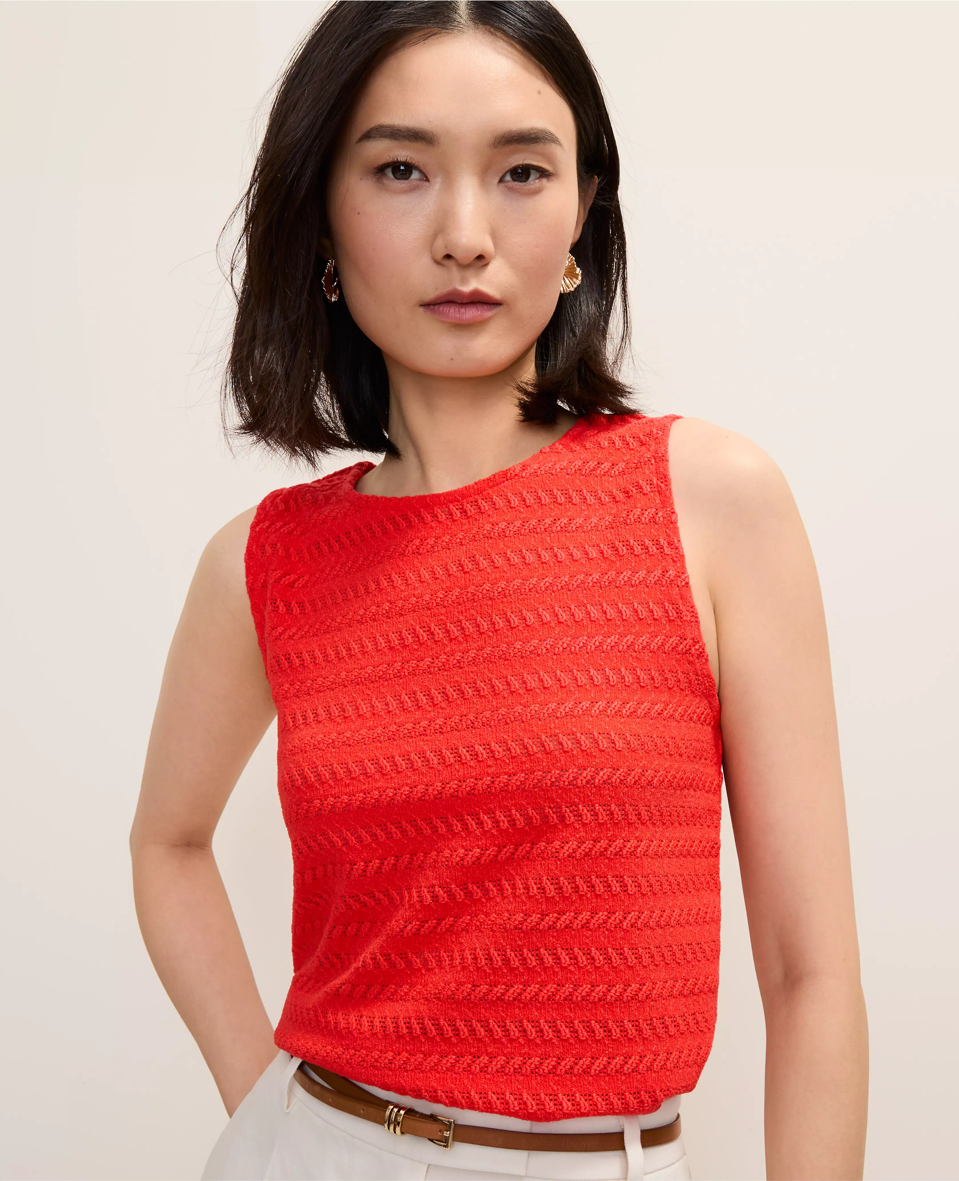 Crew Neck Shell | Ann Taylor