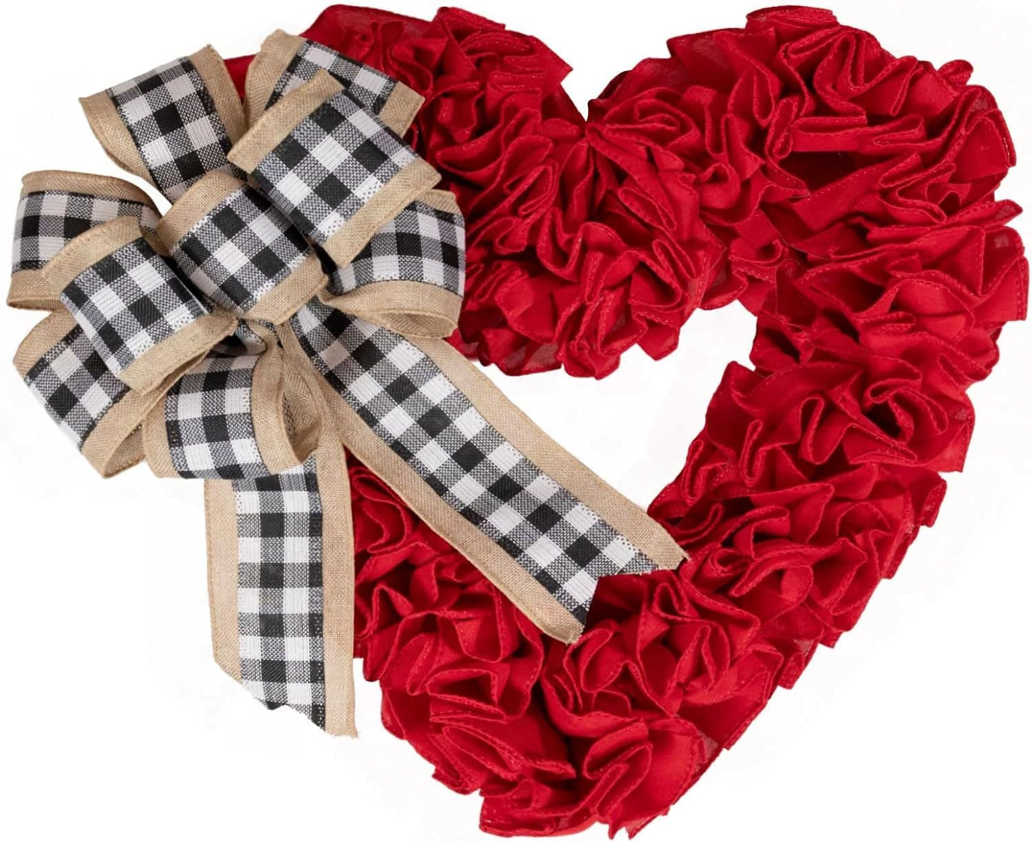 Valentines Day Decor - Wreaths for Front Door Outside 17" Valentine Decorations for The Home Hear... | Amazon (US)