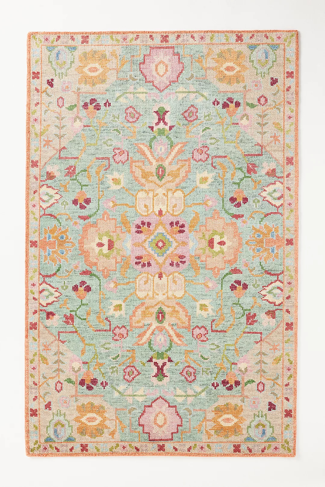 Crisanta Hand-Knotted Wool Persian-Inspired Rug | Anthropologie (US)