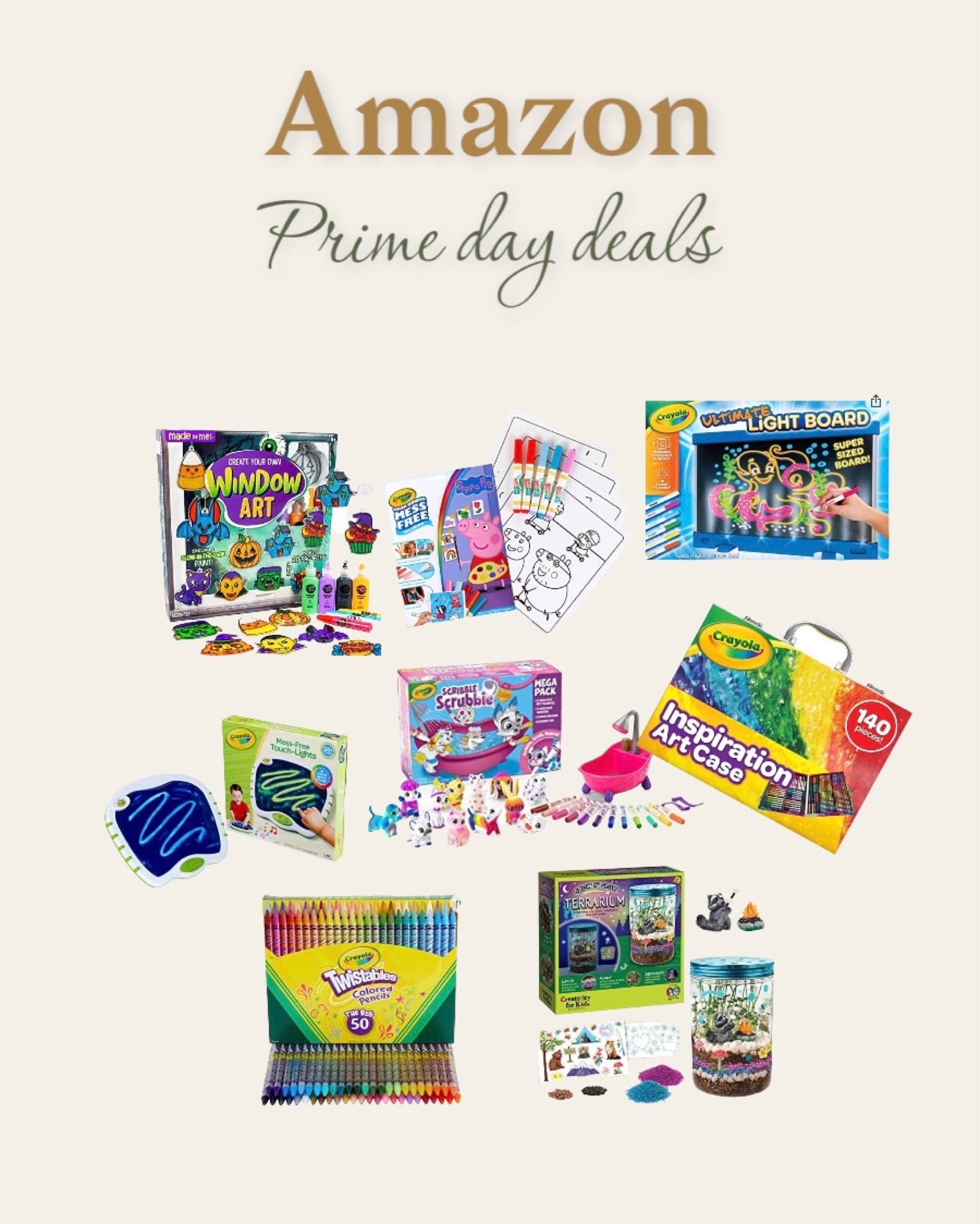 Prime day deals//kids arts and crafts

#LTKfamily #LTKsalealert #LTKkids