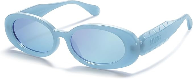 SOJOS Ocean Collection Retro Oval Polarized Sunglasses for Women Men Vintage Recycled Plastic Fra... | Amazon (US)