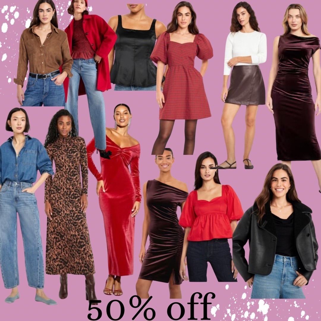 50% off at old navy almost sitewide!! #oldnavy #oldnavystyle #holidayoutfit #holidaydress #christmas #christmasdress #christmasoutfit

#LTKFindsUnder100 #LTKFindsUnder50 #LTKSaleAlert