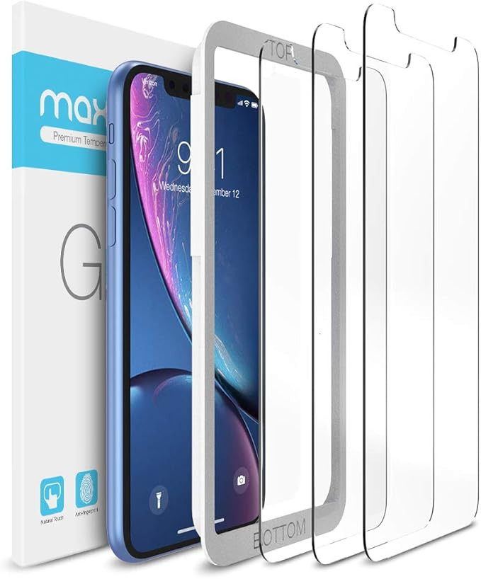 Maxboost Screen Protector Compatible with Apple iPhone 11 and iPhone XR (6.1 Inch) (3 Pack, Clear... | Amazon (US)