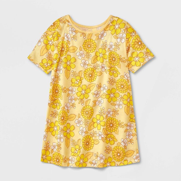 Girls' Short Sleeve NightGown - Cat & Jack™ | Target