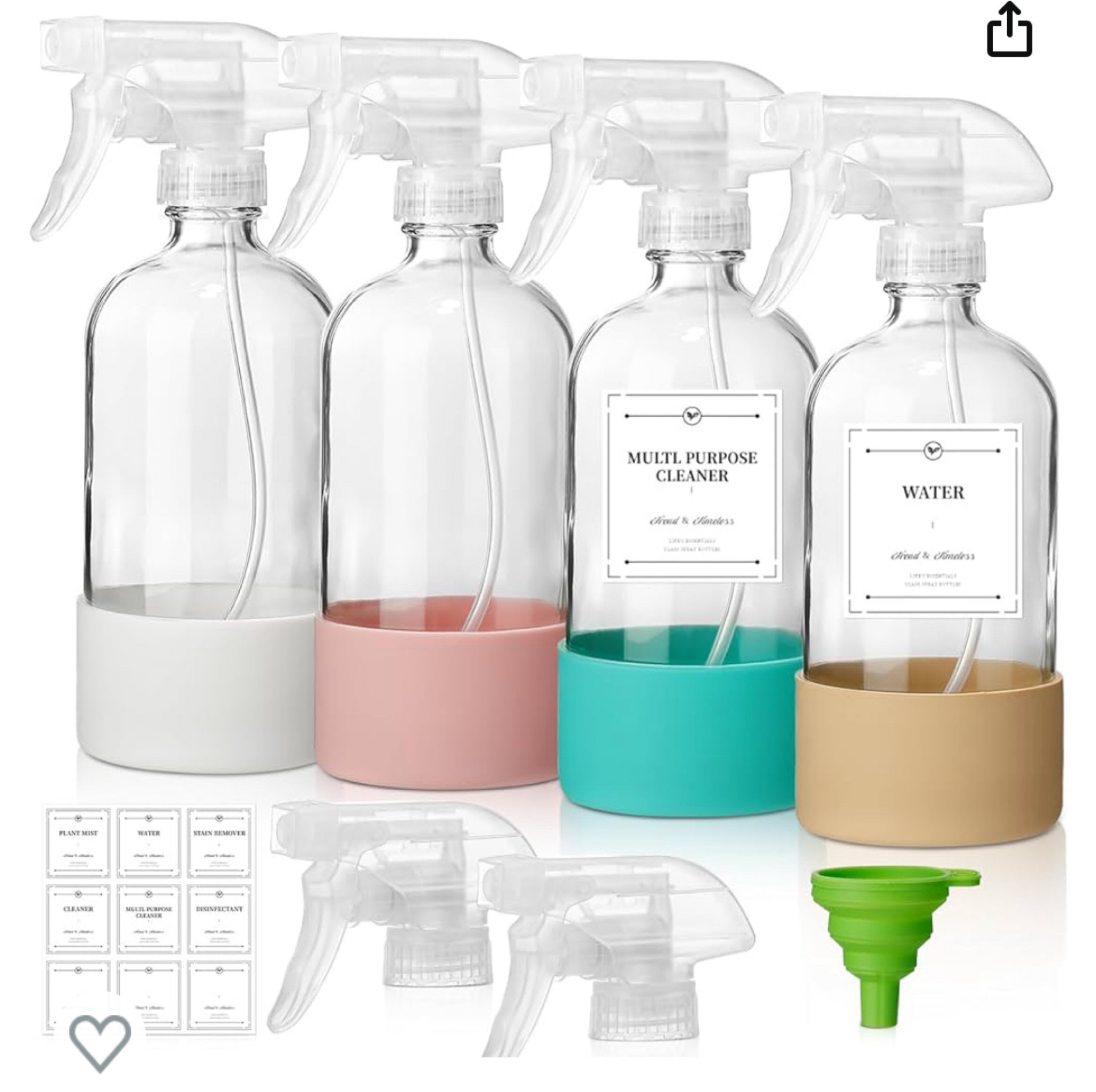 I’ve gone down the rabbit hole of swapping out toxic items for non toxic. I’m starting with my cleaning supplies! I already buy my cleaning supplies from Meleuca which is non toxic but they come in plastic bottles. So I’m buying these to get rid of the plastic! 

#LTKhome #LTKbeauty #LTKfamily