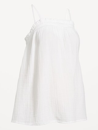 Maternity Smocked Tank Top | Old Navy (US)