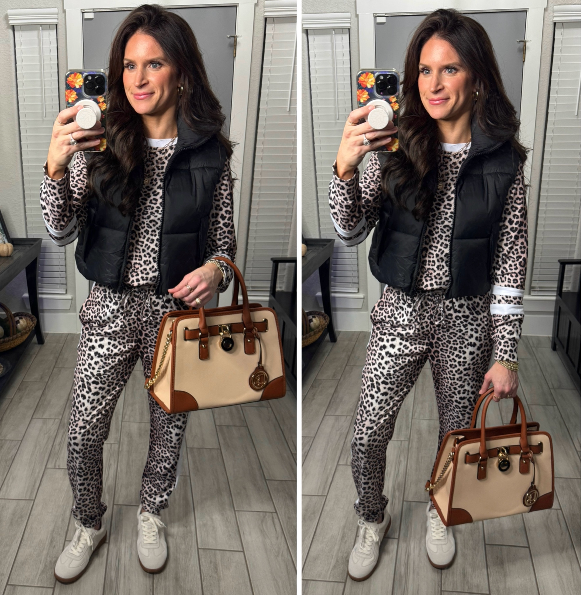 My leather handbag is on SALE & has a clickable coupon right now! It comes in a bunch of other colors as well. Wearing an XS set & small vest. Sneakers run TTS.

#LTKItBag 

#LTKGiftGuide #LTKSaleAlert
